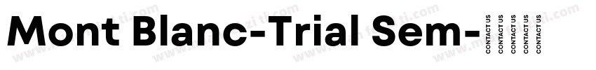 Mont Blanc-Trial Sem字体转换